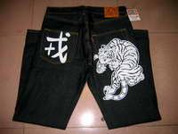 evisu jeans, blue jeans